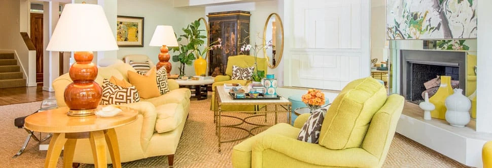 Living Room designed by Laurie Smith featured on the Atlas Concorde USA blog