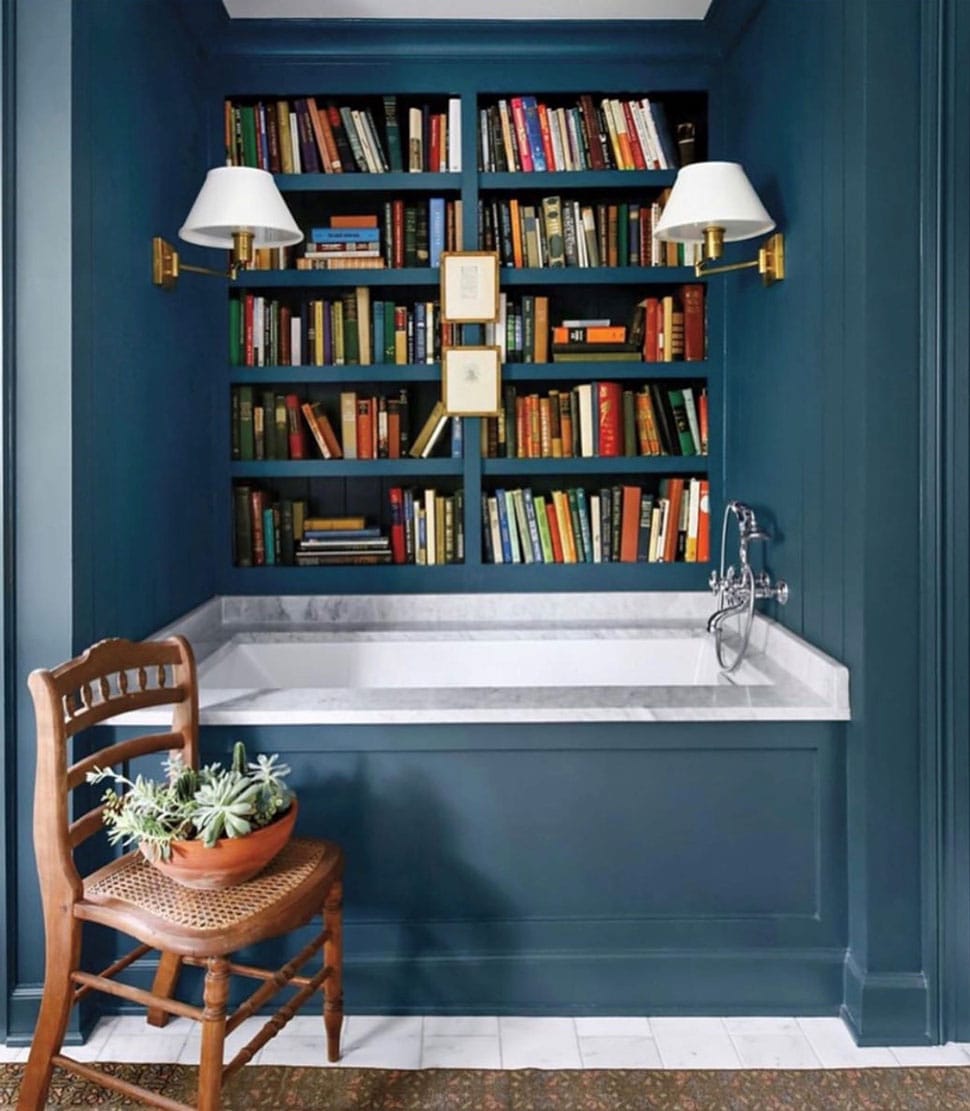 Bathroom image referenced in the Atlas Concorde USA blog from Stephanie Sabbe Interior Design