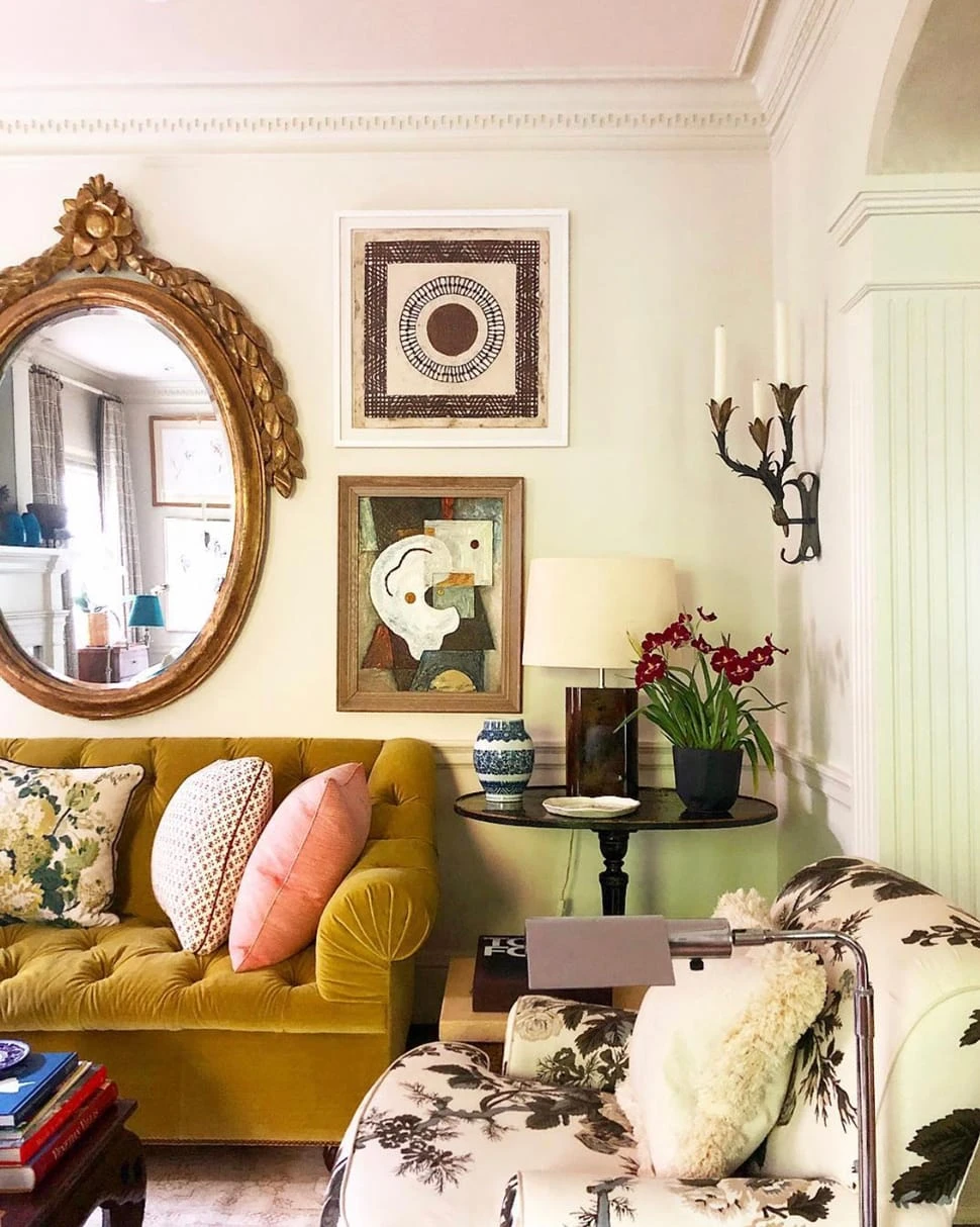 Inspirational sitting room image in the Atlas Concorde USA blog from Matthew Carter Interiors