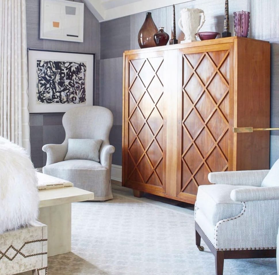 Bedroom with armoire referenced in the Atlas Concorde USA blog from James Micheal Howard