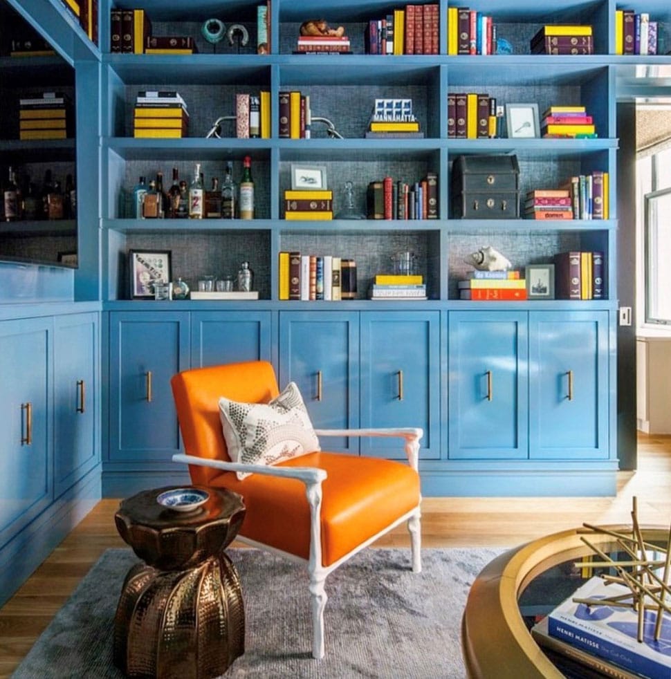 Beautiful living room image referenced in the Atlas Concorde USA blog from Thom Filicia