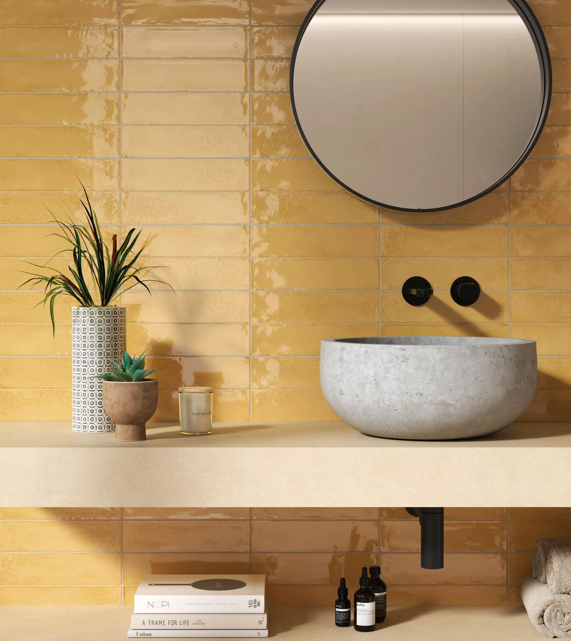 WALL: Avenue Lexington Amber 3x12