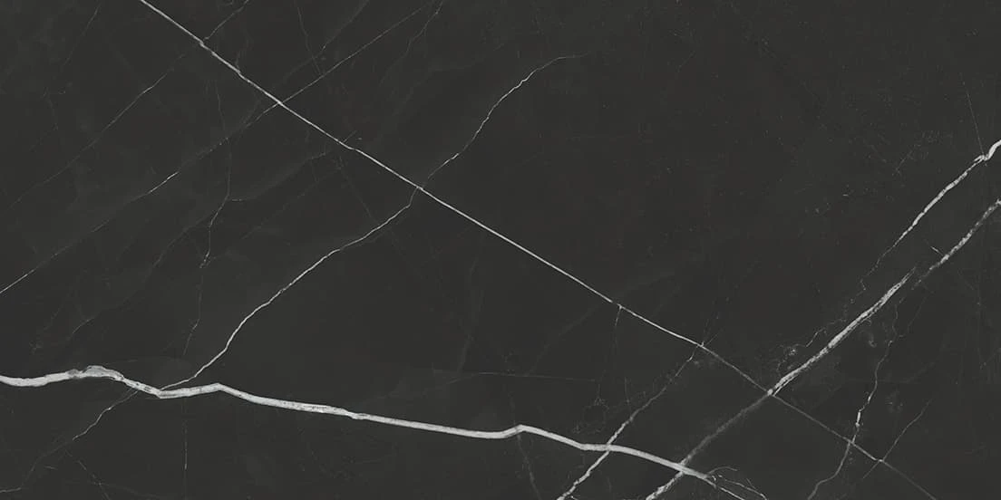 Beyond Calacatta Black marble-look 24x48 porcelain tile from Atlas Concorde USA - thumbnail