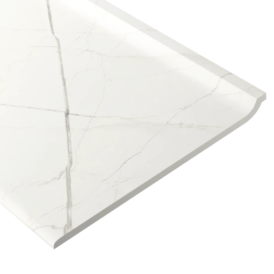 Beyond Calacatta Classic White - Cove Base