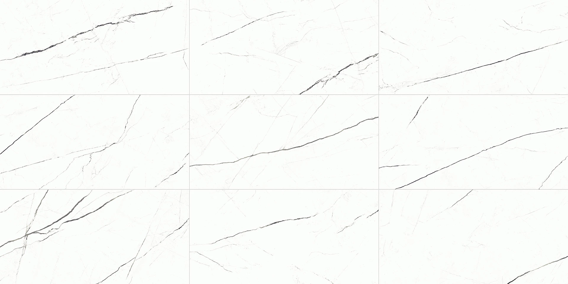 9 Representative Faces Shown of Atlas Concorde USA Beyond Calacatta Glam White