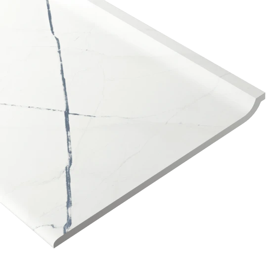 Beyond Calacatta Ocean White - Cove Base
