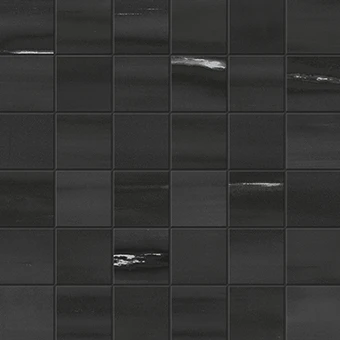 Beyond Dolomite Black marble-look porcelain tile in mosaic pattern from Atlas Concorde USA - thumbnail