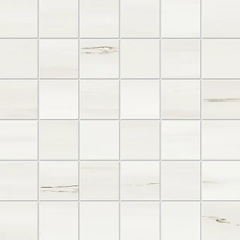 Beyond Dolomite Warm White marble-look porcelain tile in mosaic pattern from Atlas Concorde USA - thumbnail