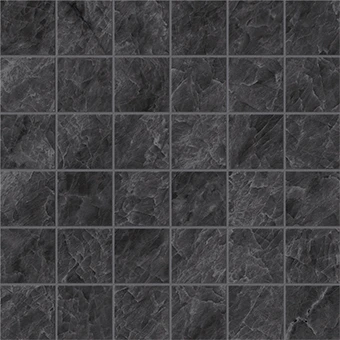 Beyond Taj Mahal Noir marble-look porcelain tile in mosaic pattern from Atlas Concorde USA - thumbnail