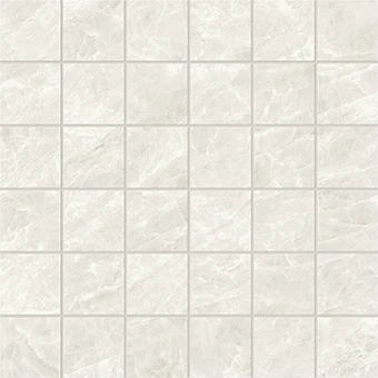 Beyond Taj Mahal Pure marble-look porcelain tile in mosaic pattern from Atlas Concorde USA - thumbnail