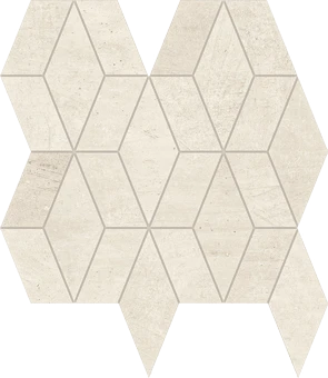 Boho Bone Diamond Mosaic porcelain tile from Atlas Concorde USA - thumbnail