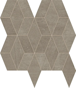 Boho Smoke Diamond Mosaic porcelain tile from Atlas Concorde USA - thumbnail