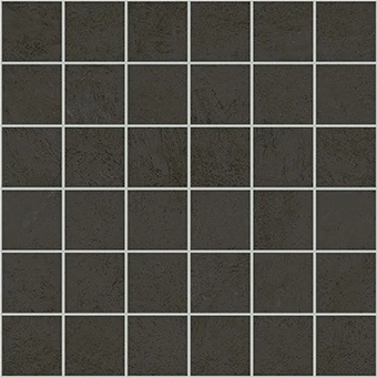 Cove Terra Black concrete-look porcelain tile in 2x2 mosaic from Atlas Concorde USA - thumbnail
