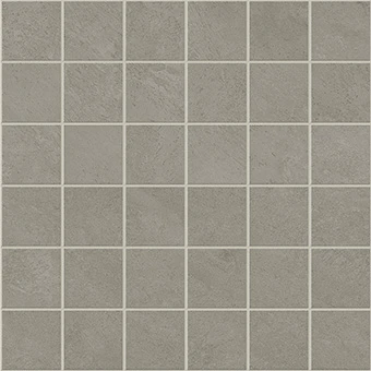 Cove Terra Gray concrete-look porcelain tile in 2x2 mosaic from Atlas Concorde USA - thumbnail
