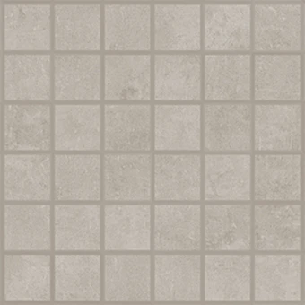 Cove Pebble chalk-look porcelain tile in mosaic pattern from Atlas Concorde USA - sample