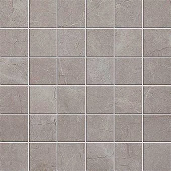 Eon Collection Corinthian Grey marble-look porcelain tile in mosaic pattern from Atlas Concorde USA - Sample