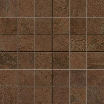 Forge Collection Iron metal-look porcelain tile in 2x2 mosaic from Atlas Concorde USA - sample