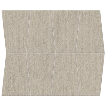 Fray X Clay concrete-look porcelain tile in outline mosaic pattern from Atlas Concorde USA – thumbnail