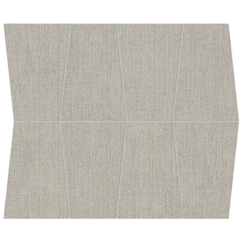 Fray X Fog concrete-look porcelain tile in outline mosaic pattern from Atlas Concorde USA – thumbnail