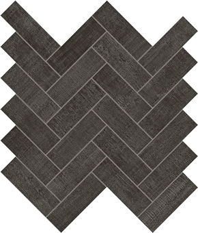 Fray Collection Black Herringbone Mosaic from Atlas Concorde USA - thumbnail