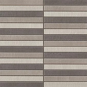 Fray Collection Tatami Warm fabric-look porcelain tile in tatami mosaic pattern from Atlas Concorde USA - sample