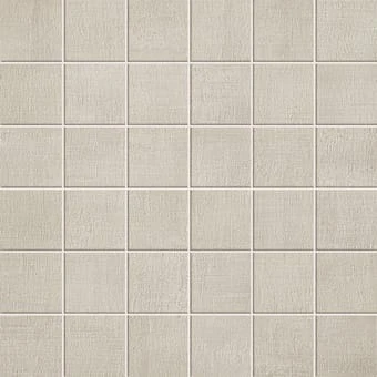 Fray Collection Pearl fabric-look porcelain tile in 2x2 mosaic from Atlas Concorde USA - sample