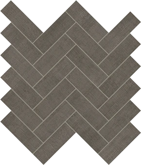 Fray Smoke Herringbone Mosaic porcelain tile from Atlas Concorde USA - thumbnail