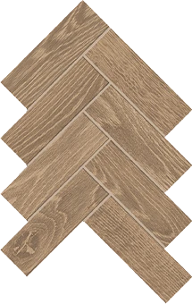 Homeland Collection Rye wood-look porcelain tile in herringbone pattern from Atlas Concorde USA - Sample