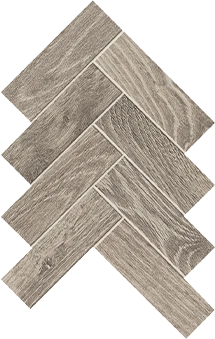 Homeland Collection Silo wood-look porcelain tile in herringbone pattern from Atlas Concorde USA - Sample