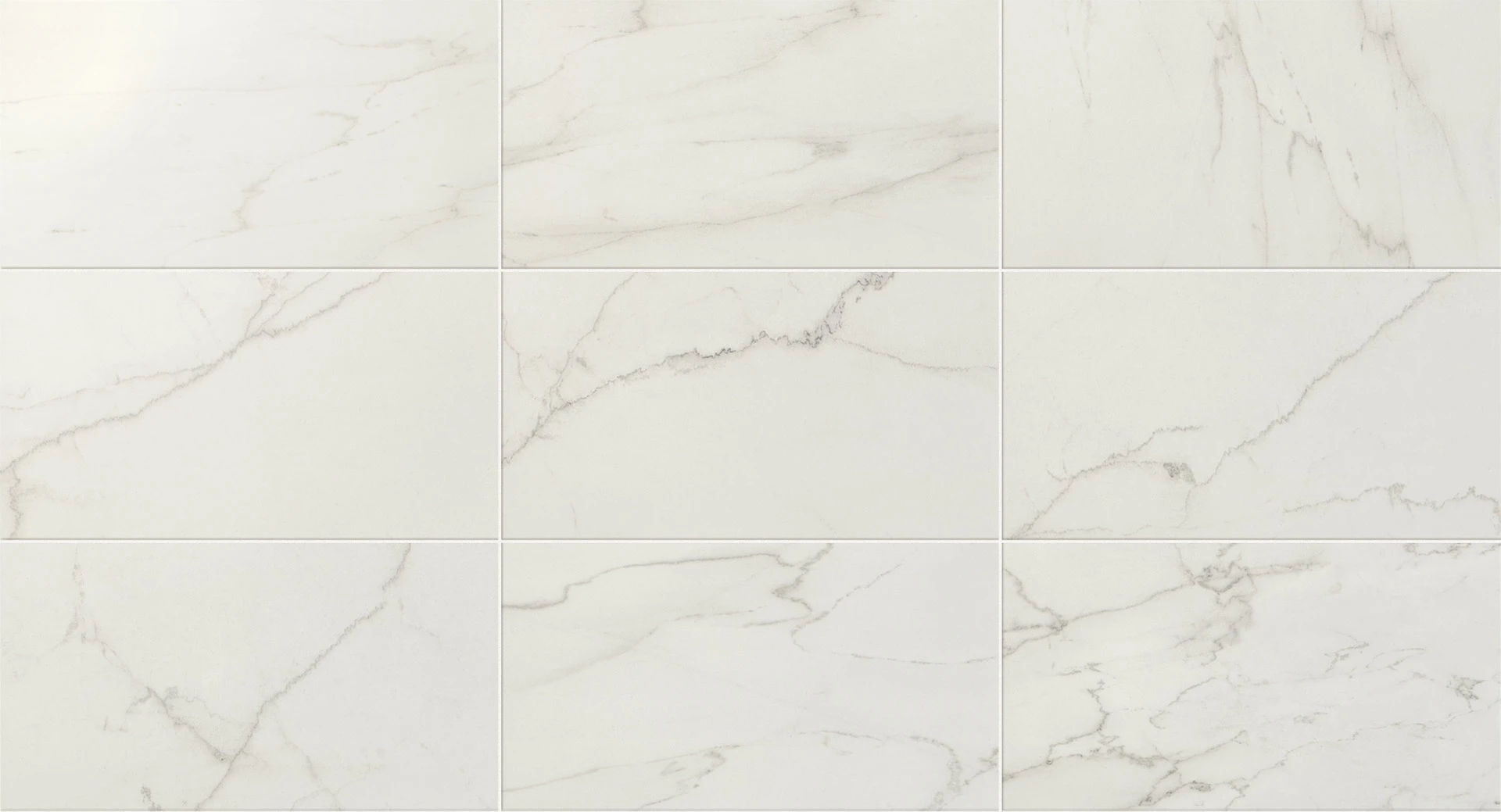 9 Representative Faces Shown of Atlas Concorde USA Liberty Calacatta Centennial Wall Tile