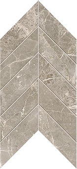 Liberty Collection Franklin Grey marble-look porcelain tile in chevron pattern from Atlas Concorde USA - Sample