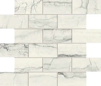 Liberty Collection New England marble-look porcelain tile in mosaic pattern from Atlas Concorde USA - Sample