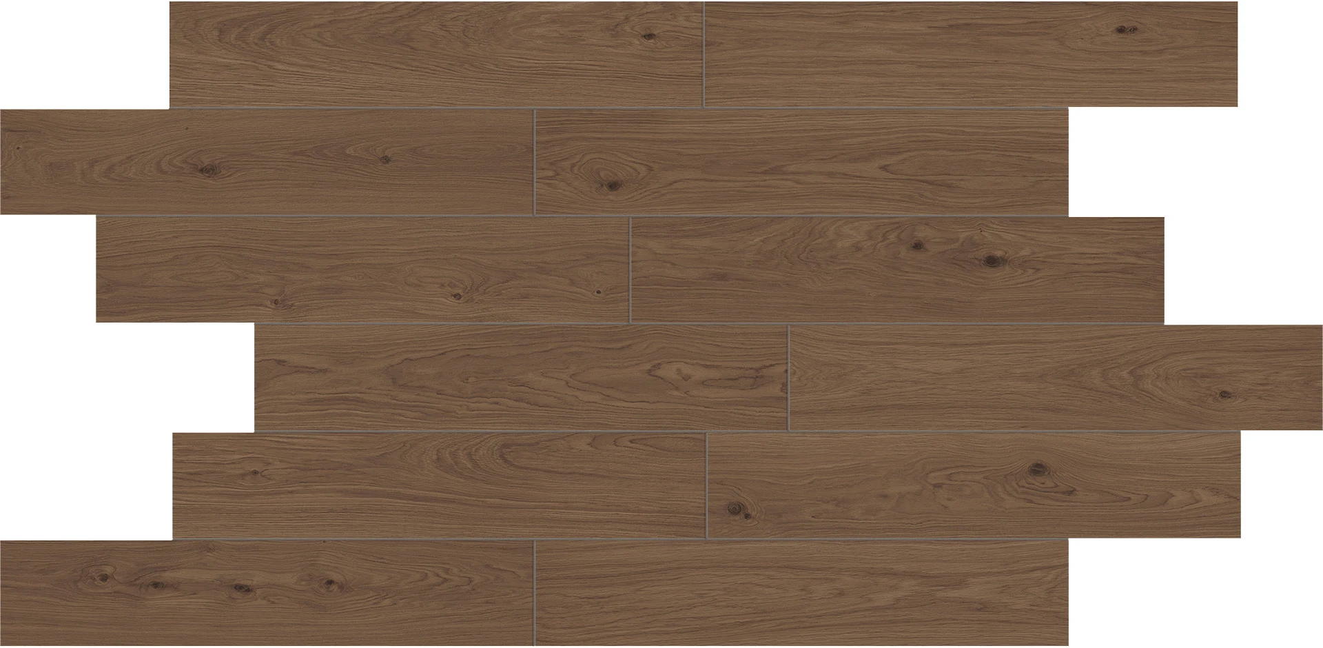 12 Representative Faces Shown of Atlas Concorde USA Memory Oak Brown