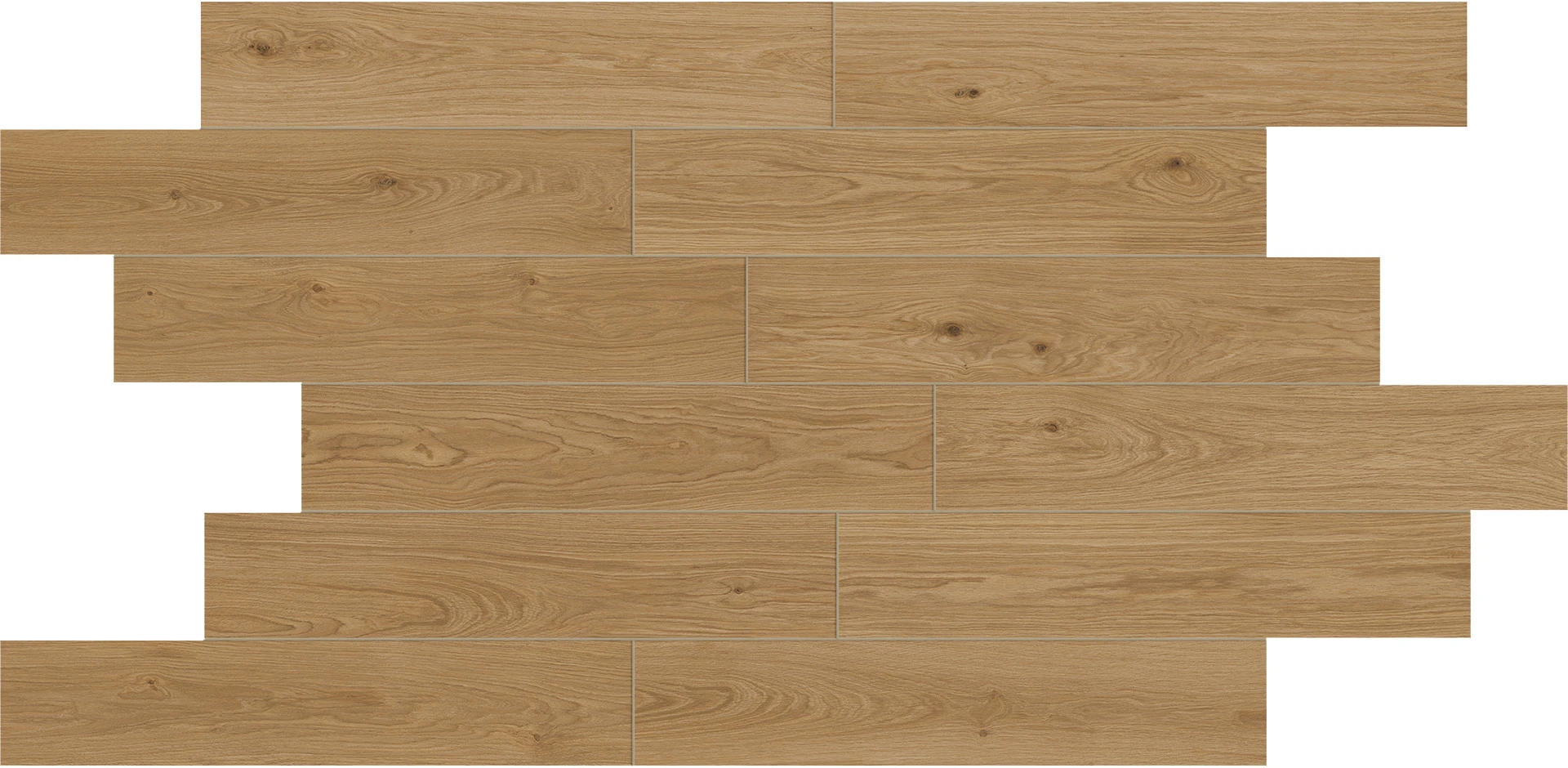 12 Representative Faces Shown of Atlas Concorde USA Memory Oak Caramel