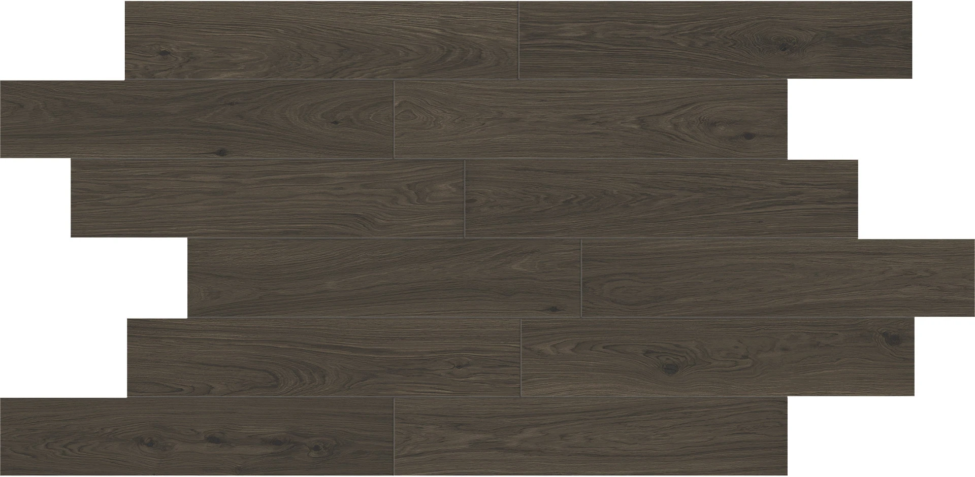 12 Representative Faces Shown of Atlas Concorde USA Memory Oak Moka