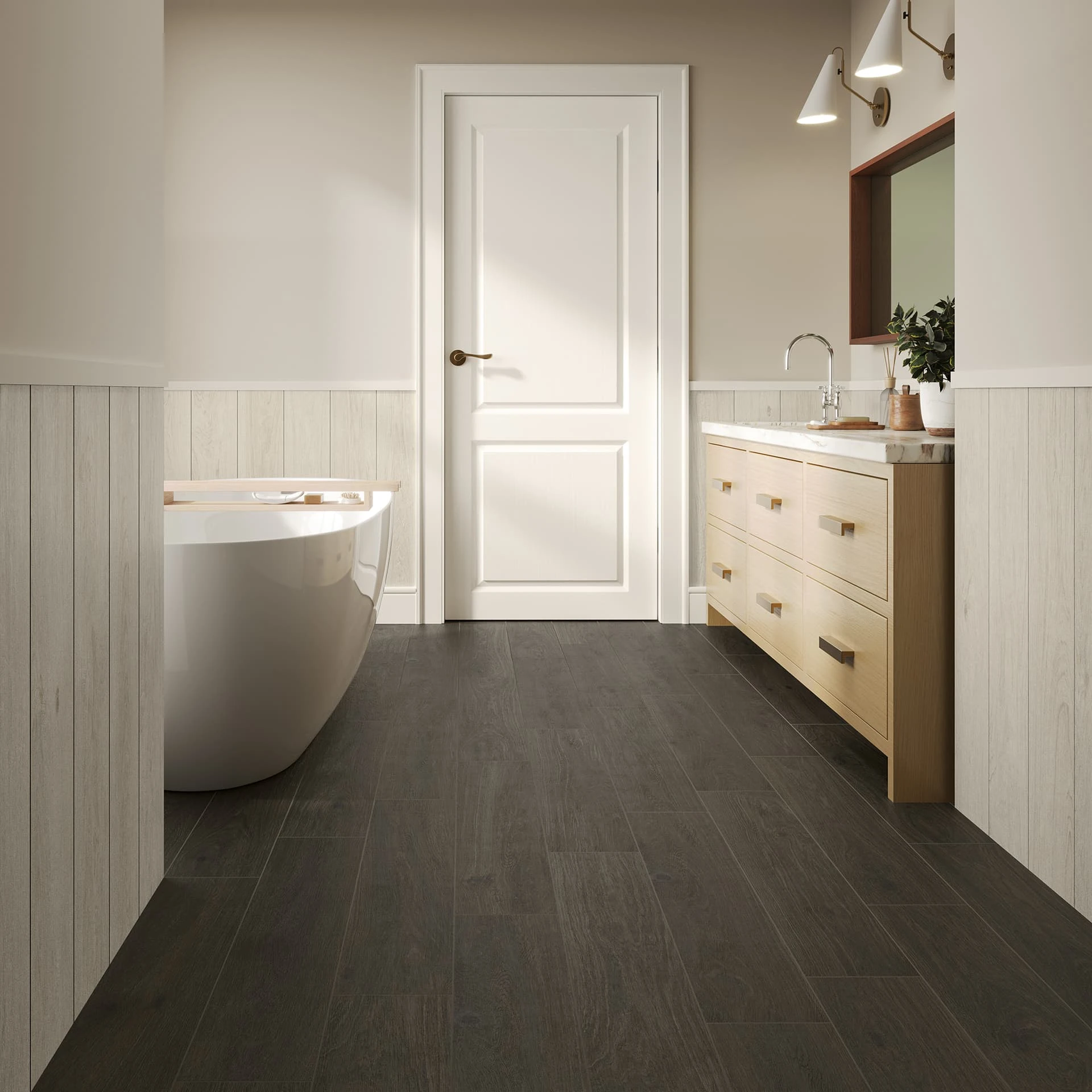 Memory Oak White 8x40, Moka 8x40