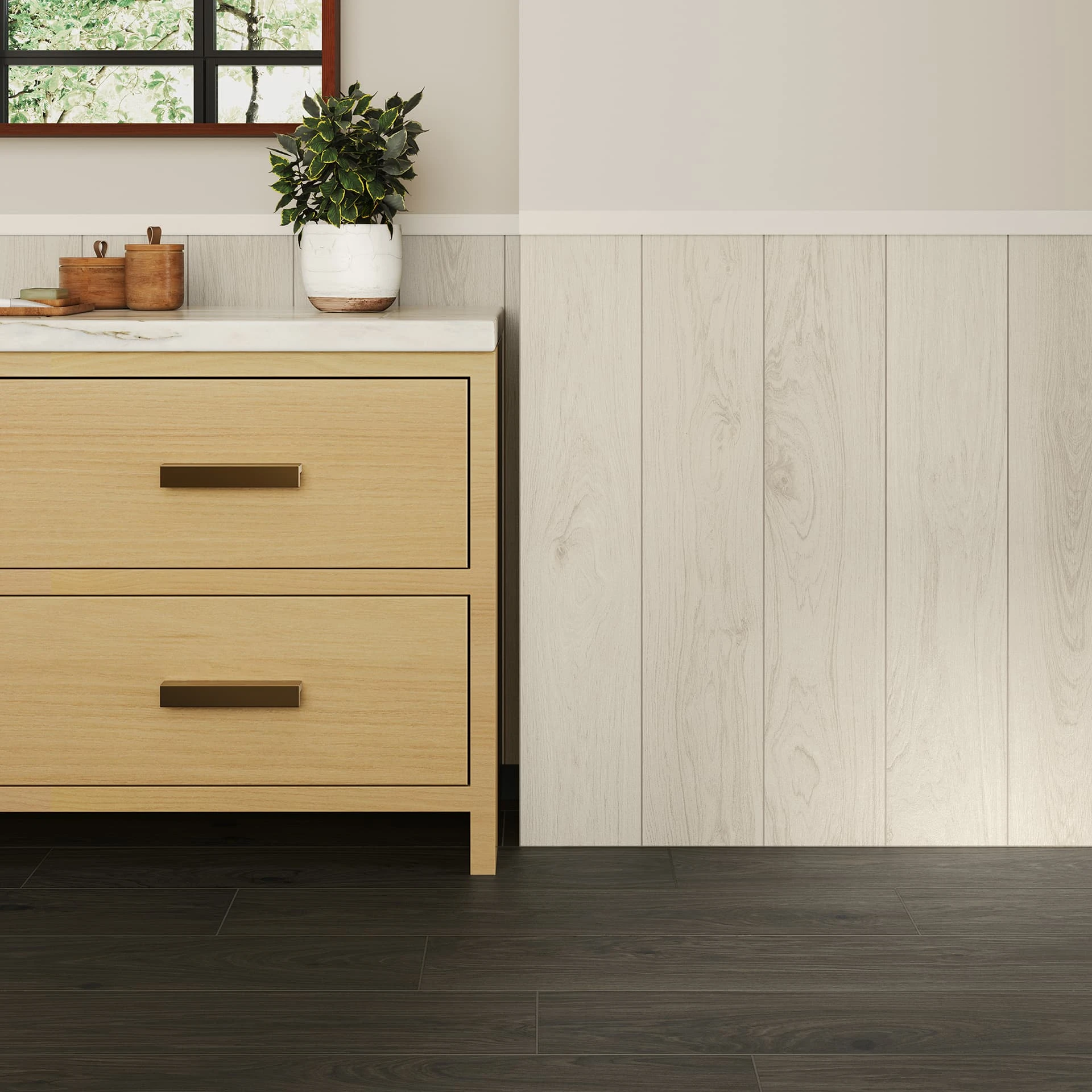 Memory Oak White 8x40, Moka 8x40