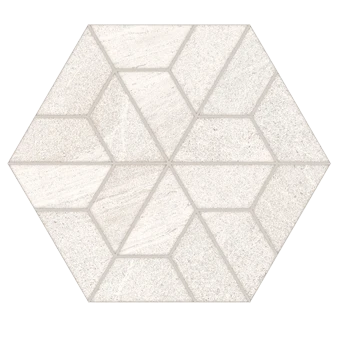 Outland Pure Multi-Hex Mosaic porcelain tile from Atlas Concorde USA - thumbnail