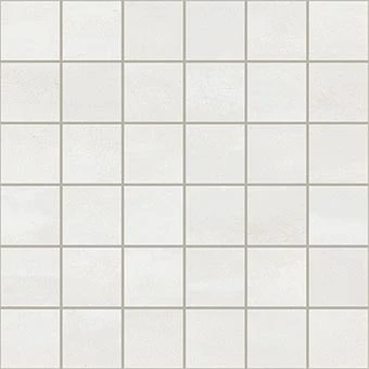 Reflex Collection Bright metal-look porcelain tile in 2x2 mosaic from Atlas Concorde USA - sample