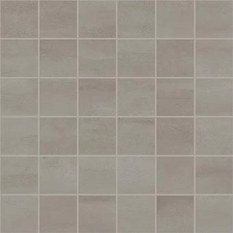 Reflex Collection Titanium metal-look porcelain tile in 2x2 mosaic from Atlas Concorde USA - sample