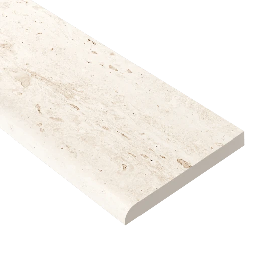 Travertino White - Bullnose