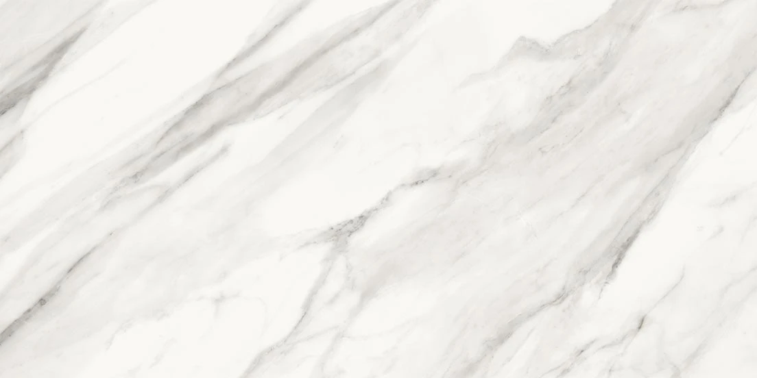 Trilogy Volakas Royal white marble-looking 24x48 porcelain tile from Atlas Concorde USA - sample