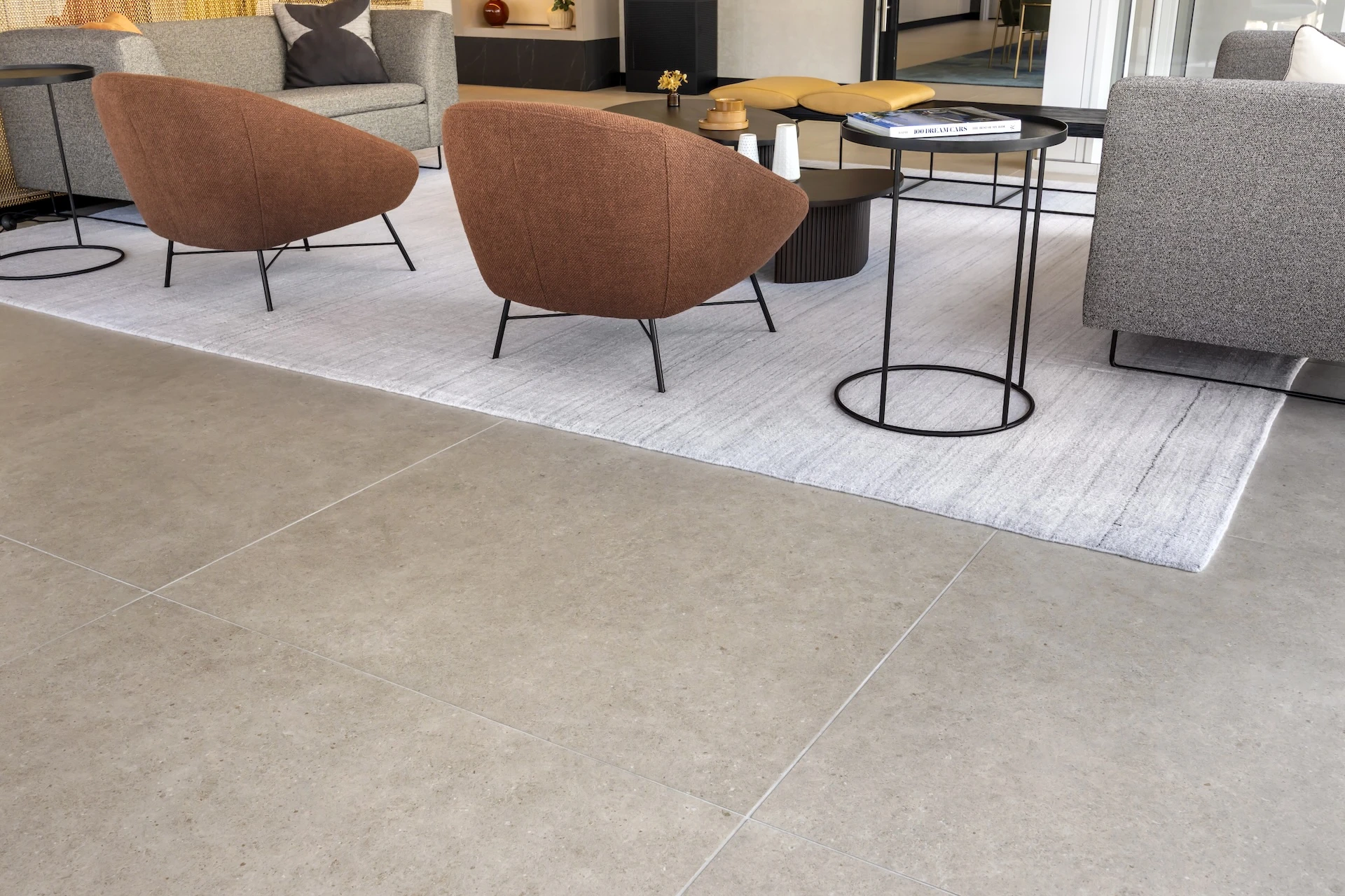 Boost Stone White by Atlas Concorde for The Prime Building in Nashville - used on the floors